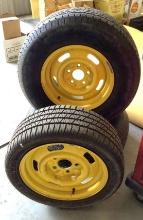 (3) 15" Wheels & Tires OFFSITE