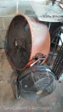 Lot of 2 Various Electrical Fans