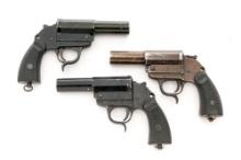 Lot of Three (3) German WWII Leuchtpistole 34 Single Shot Flare Pistols