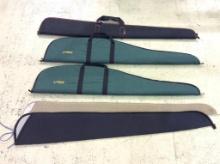 Lot of 5 Mostly Newer Soft Gun Case Including