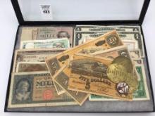 Group w 11 Various Foreign Paper Currency-
