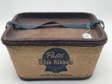 Vintage Pabst Blue Ribbon Fiberboard Cooler