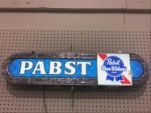 Lighted Plastic Wall Hanging Pabst Blue Ribbon