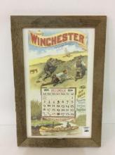 Framed Winchester Calendar