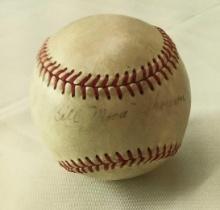 AUTOGRAPHED WILSON OFFICIAL BASEBALL BY BILL "MOOSE" SKOWRON" TO: KENNETH
