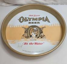 OLYMPIA BEER TRAY " ITS THE WATER"