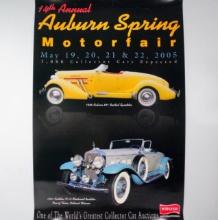 2005 Auburn Hot Rod Auction poster, hosted by Kruse International