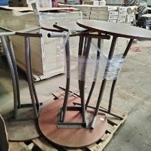 (4) Bar Height Round Tables