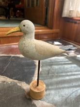 White Seagull Carving