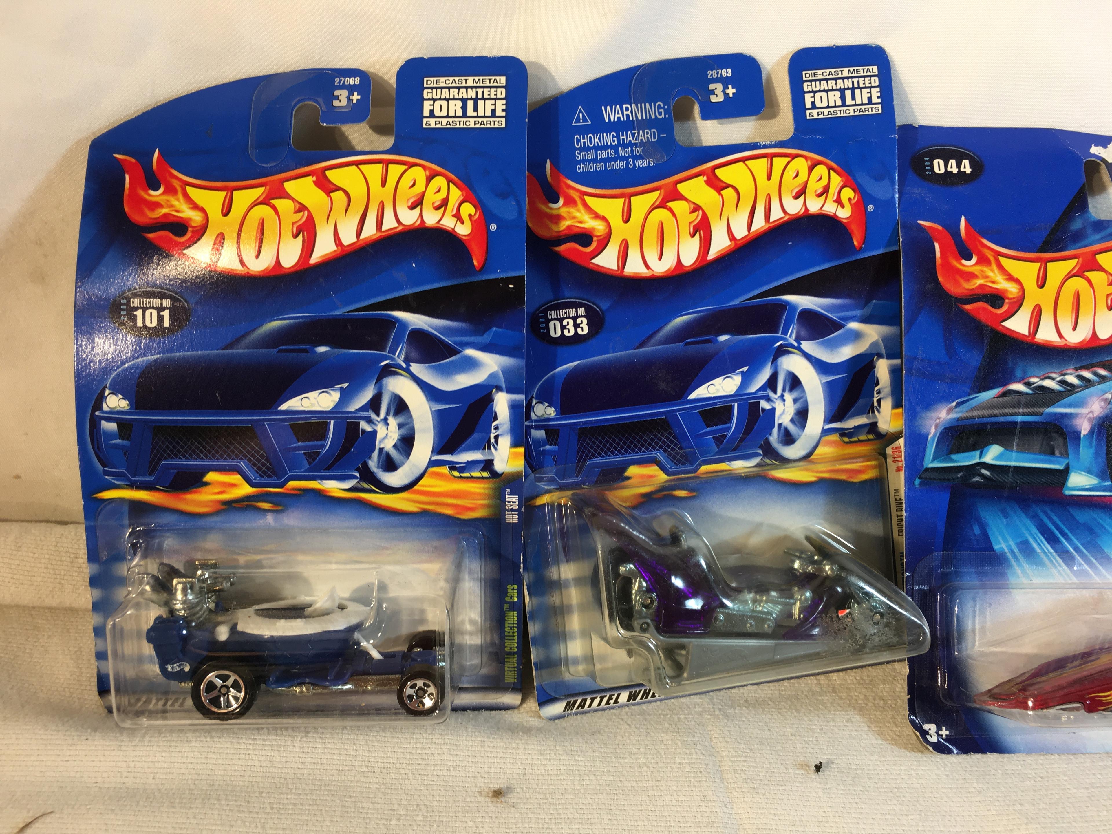 Lot of 4 Pcs Collector New in Package Hot wheels Mattel 1/64 DieCast Meta Cars - See Pictures