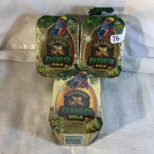 Lot of 3 Pcs New Sealed in Box Treasure X Dino Gold - See Pictures