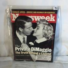 Collector 1954 Newsweek The Private DiMaggio The Truth Behind a Legnd Magazine