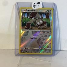 Collector Modern 2017 Pokemon TCG Basic Bunnelby HP70 Pokemon Trading Game Card 87/111