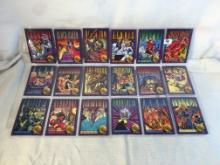 Lot of 18 Collector Assorted Marvel Comics X-Men Series Trading Cards  -  See Pictures