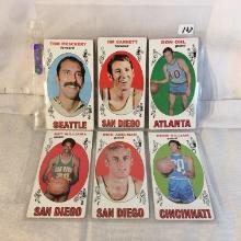 Lot of 6 Pcs Collector Vintage NBA Basketball Sport Trading Assorted Cards and Palyers -See Pictures