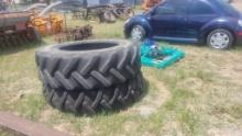 18.4-38 TRACTOR TIRES (2)
