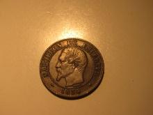 1854 - BB France 2 Centimes