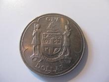 1969 Fiji 1 Dollar big and heavy  commemorative coin
