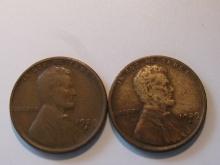 US Coins: 2x1929-S Wheat Pennies