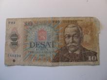 Foreign Currency: 1986 Czechoslovakia 10 Korun