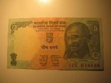 Foreign Currency: India 5 Rupees