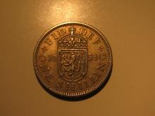 Foreign Coins: 1953 Great Britain 1 Shilling