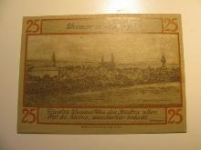Foreign Currency: 1921 Germany 25 Pfennig Notgeld (UNC)