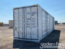 2024 40' HC Container, 2 Side Doors, 1 End Door