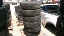 LOT OF TIRES  (6) 265/70 R17, NO WHEELS, AS IS WHERE IS