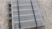 PETERBILT LOT OF LARGE ALUMINUM DECK PLATES,  (3) NEW TAKE OFFS, AS IS WHER