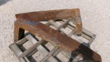 SET OF FORKLIFT FORKS,  8" X 54", AS IS WHERE IS