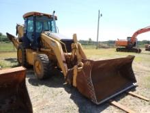 2004 JOHN DEERE 710G BACKHOE, n/a  CAB, AC, QUICK CONNECT FORKS AND BUCKET,