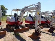 2020 TAKEUCHI TB240 MINI EXCAVATOR, 1,838+ hrs,  DIESEL, OROPS, RUBBER TRAC