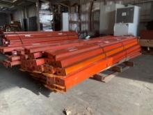 CROSSBEAMS FOR PALLET RACKING, APPROX 39 TOTAL, APPROX 8FT