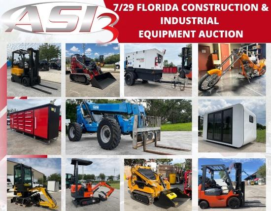 7/29 Florida Construction & Industrial Equipment