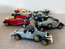 Group of 9 Toy Cars