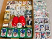 Group of Baseball Cards and Related Items