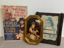 Group of 3 Vintage Wall Decor Items