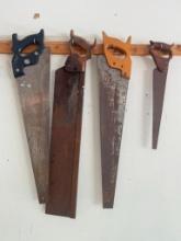 Group of 4 Hand Saws
