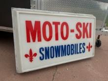(2} 60"x36" Moto-Ski Snowmobiles Sign Panels