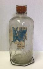 Antique Hanging Glass IV Bottle