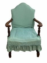 Vintage Chair with Slip Cover