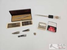 Vintage Parker Pen, Mail Opener, Nail Clippers and more