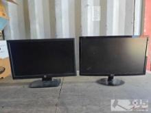HP Pro Display P221 Monitor & Acer S232HL LCD Monitor