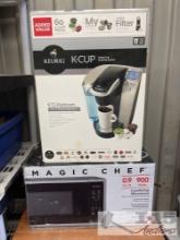 NEW!!! Single Cup Brewing System & Countertop Microwave