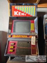 KENo 20 or 22 ball Keno Quarter Slot Machine