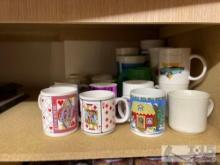 Coffee Mugs and Plastic Cups