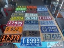 45 Nevada License Plates