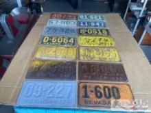 14 Nevada License Plates