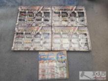 (4) 1994 Hot Wheels Treasure Hunt Collector's Sets and (9) Assorted Hot Wheels